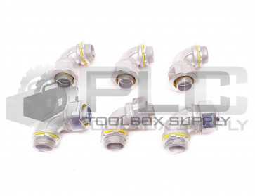 LOT OF 6 NEW CH 3/4" LIQUID-TIGHT CONNECTOR 90 DEGREE