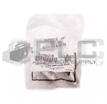 BAG OF 2 NEW GIBRALTAR DIFR-500-G 1/2" REC. DIAMOND QUICK RELEASE BALL-LOCK PINS