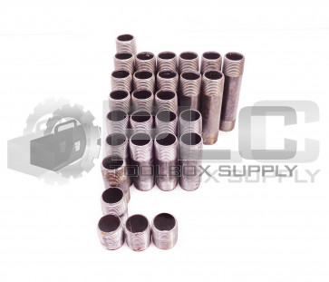 LOT OF 28 NEW THREAD-RITE 1" PIPE NIPPLES 1-1/2" TO 6" LENGTH *READ*