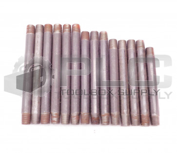 LOT OF 14 NEW PIPE NIPPLES 4-1/2" TO 6" LENGTH *READ*
