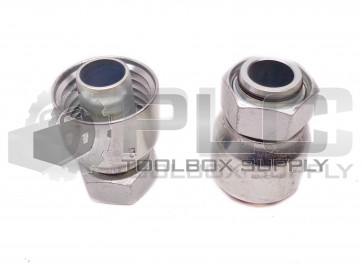 LOT OF 2 NEW PARKER S4-DLFX-2045 1" HYDRAULIC HOSE FITTING 28240-2045