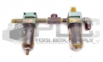 NUMATICS F10B-02C FILTER REGULATOR W/NUMATICS L10L-02 C LUBRICATOR