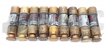 LOT OF 9 NEW BUSSMANN FRN-R 10 TIME-DELAY FUSES CLASS RK5 250V FRN-R-10 *READ*