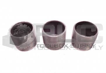 LOT OF 3 NEW 1-15/16" OD, 1-5/8" ID, 1-3/4" LENGTH CARBON STEEL PIPE NIPPLES