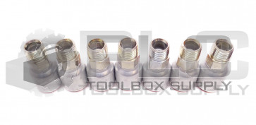 LOT OF 7 NEW PARKER 10143-12-12 HOSE FITTING 3/4" HOSE X 1" MALE THREAD