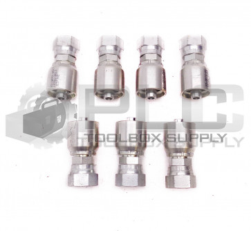 LOT OF 7 NEW GOOD YEAR 14700-0606 HOSE FITTING 5/8" ID FEMALE THREAD X 3/8" HOSE
