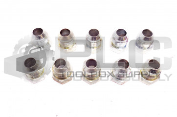 LOT OF 10 NEW PLUG END CAP HYDRAULIC FITTING 1/2" ID 7/8" OD TAPERED MALE THREAD