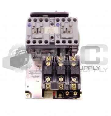 ALLEN BRADLEY 505-T0D SER D REVERSING STARTER W/592-J0V16 SER B 500-NX101* SER D