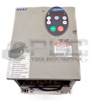 TELEMECANIQUE ATV21HU55N4 VARIABLE FREQUENCY DRIVE 5.5KW/7.5HP