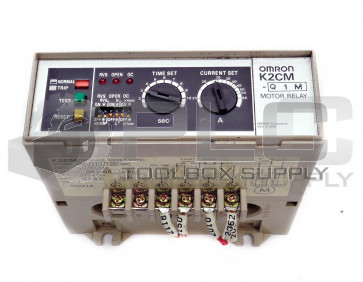 OMRON K2CM-Q1M MOTOR RELAY 100/110/120VAC 50/60HZ 20-65A(AC)