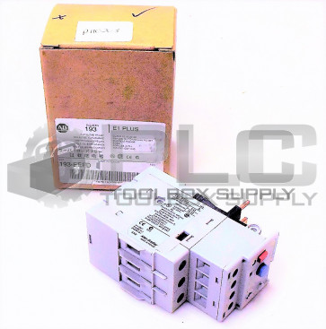 NEW ALLEN BRADLEY 193-EEFD /A OVERLOAD RELAY E1 PLUS
