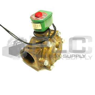 NEW ASCO 822111 SOLENOID VALVE 1-1/2" TWO WAY 120/60V 6W