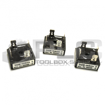 LOT OF 3 NEW IOR 26MB20A BRIDGE RECTIFIER