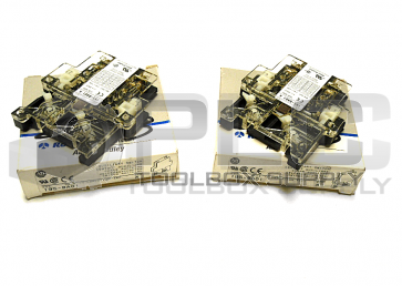 LOT OF 2 NEW ALLEN BRADLEY 195-BA01 SERIES A AUXILLARY CONTACT 