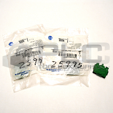 LOT OF 3 NEW ALLEN BRADLEY 800E-4X10 CONTACT BLOCK SER B