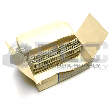 LOT OF 22 NEW ALLEN-BRADLEY 1492-W4 TERMINAL BLOCKS GRAY SERIES A