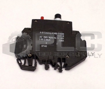 ALLEN BRADLEY 1492-GH020 1 POLE SERIES B MOLDED CASE CIRCUIT BREAKER