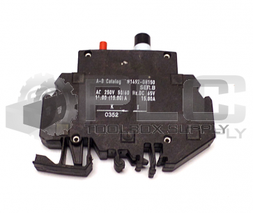 ALLEN BRADLEY 1492-GH150 SER.B 1 POLE 15 AMP CIRCUIT BREAKER