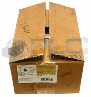 NEW SIEMENS HNF361  HEAVY DUTY SAFETY SWITCH 3POLE 30AMPS 600VAC