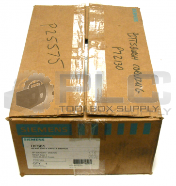 NEW SIEMENS HF361 HEAVY DUTY SAFETY SWITCH 3P 30A 600V NEMA TYPE 1