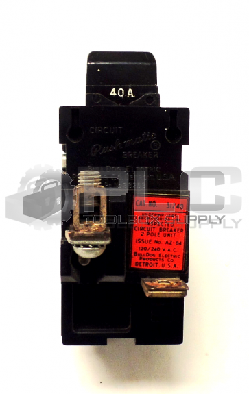 PUSHMATIC BULLDOG 31240 40 AMP 2 POLE BREAKER