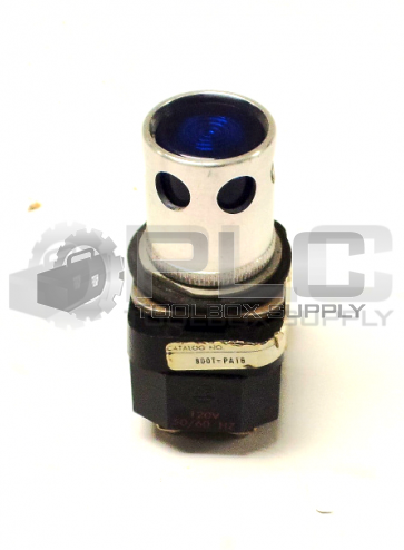 ALLEN BRADLEY 800T-PA16 /N BLUE W/ 800T-XA 40171-002-01 PUSHBUTTON 