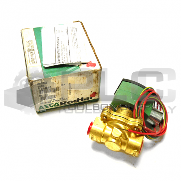 NEW ASCO REDHAT 8210G33 SOLENOID VALVE 3/8" 120/60