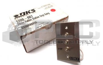 NEW DKS 1200-007 THREE BUTTON STATION SNGL GANG