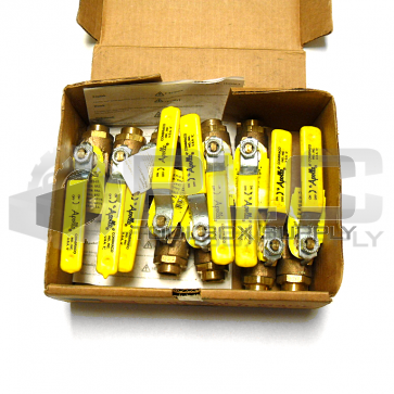 BOX OF 9 NEW APOLLO 70-203-01 BRASS BRONZE SWEAT SOLDER BALL VALVE 1/2"