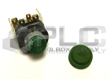 ALLEN BRADLEY 800T-B SER.T GREEN PUSHBUTTON OPERATOR SWITCH