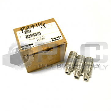 BOX OF 3 NEW PARKER SCHRADER BELLOWS ES25MB MUFFLER 1/4-18 NPT