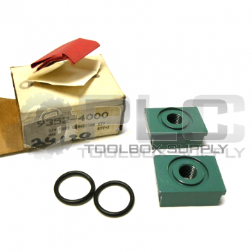 NEW SCHRADER BELLOWS 9352-4000 1/4" PORT CONNECTOR KIT