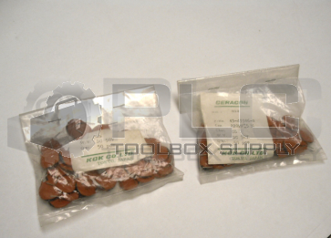 2 BAGS OF 50 NEW CERACON 43-43386-2 CAPACITORS 221J KCK 