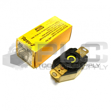 NEW HUBBELL HBL2610 TWIST LOCK RECEPTACLE 30A 2 POLE 3 WIRE