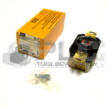 NEW HUBBELL HBL2730 TWIST LOCK RECEPTACLE 30A 3 POLE 4 WIRE