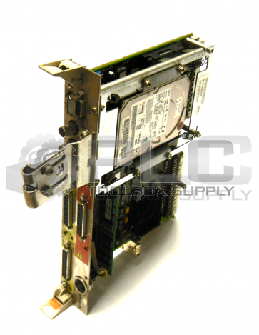 SIEMENS 6FC5110-0DB03-0AA2 PLC BOARD W/MONITOR/KEBOARD INPUT