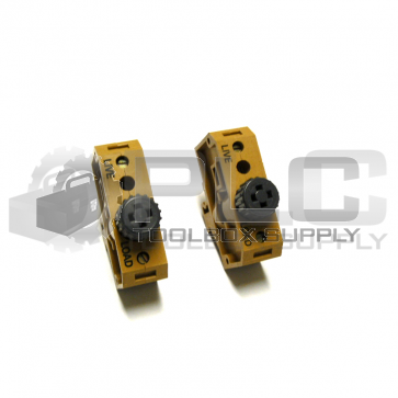 LOT OF 2 WEIDMULLER SAKS4 16A FUSE TERMINAL BLOCK