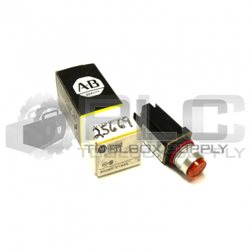 NEW ALLEN BRADLEY 800MR-P16AS SM ROUND PILOT LIGHT AMBER LENS