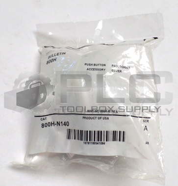 NEW ALLEN BRADLEY 800H-N140 SER.A PUSH BUTTON PADLOCKING COVER