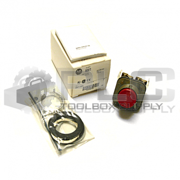 NEW ALLEN BRADLEY 800T-B6A PUSH BUTTON EXTENDED HEAD RED SER T