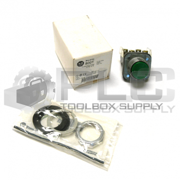 NEW ALLEN BRADLEY 800T-A1A / T PUSH BUTTON W/ 800T-XA/ D CONTACT BLOCK GREEN