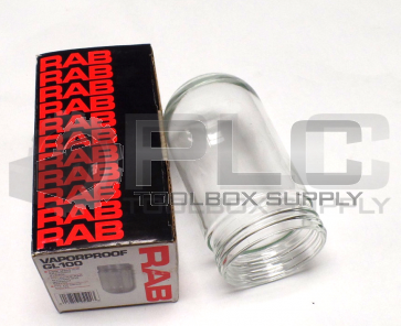 NEW RAB GL100 GLOBE GLASS FITS 100 SERIES