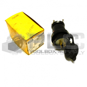 NEW HUBBELL HBL2431SW TWIST-LOCK SAFETY-SHROUD WATERTIGHT PLUG 20A 3P 4W *READ*