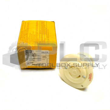 NEW HUBBELL HBL2736 FLANGED RECEPTACLE 30A 3P 4W