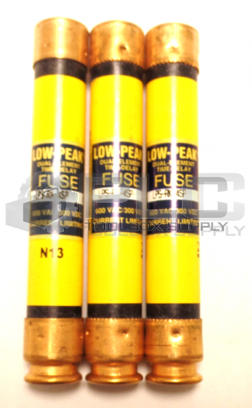 NEW LOT OF 3 BUSSMANN LPS-RK-4SP DUAL ELEMENT TIME DELAY FUSE 
