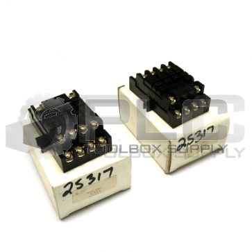 NEW LOT OF 2 MAGNECRAFT STRUTHERS-DUNN 41005 14 PIN RELAY SOCKET