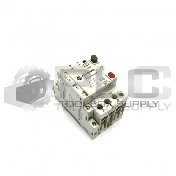ALLEN BRADLEY 140-MN-0250 CER C MANUAL MOTOR STARTER W/ 140-T10 /C AND 140-A11 /C
