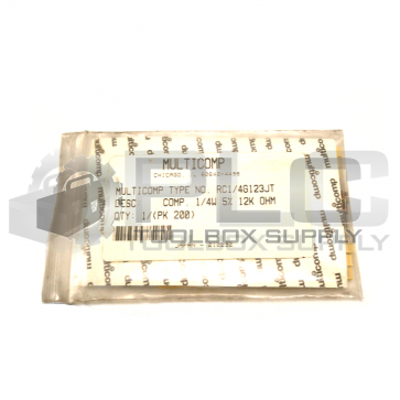 NEW MULTICOMP RC1/4G123JT COMP RESISTORS 200PK
