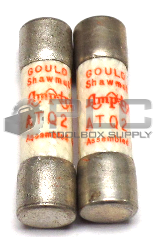 LOT OF 2 NEW GOULD SHAWMUT ATQ2 FUSE 