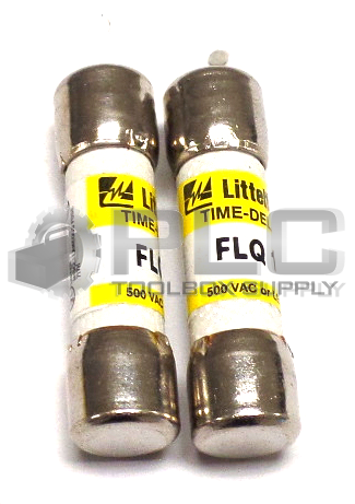 LOT OF 2 NEW LITTELFUSE FLQ 10 TIME DELAY FUSE 